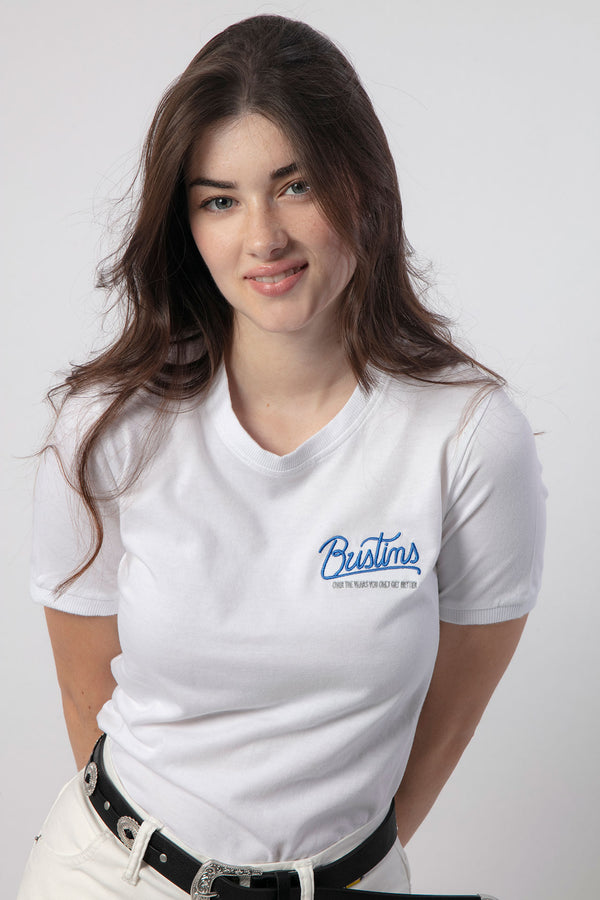 Samarreta de cotó per a dona amb el logo de Bustins